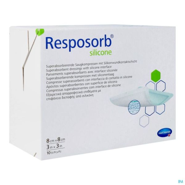 Resposorb Silicone 8x8cm 10 6850401