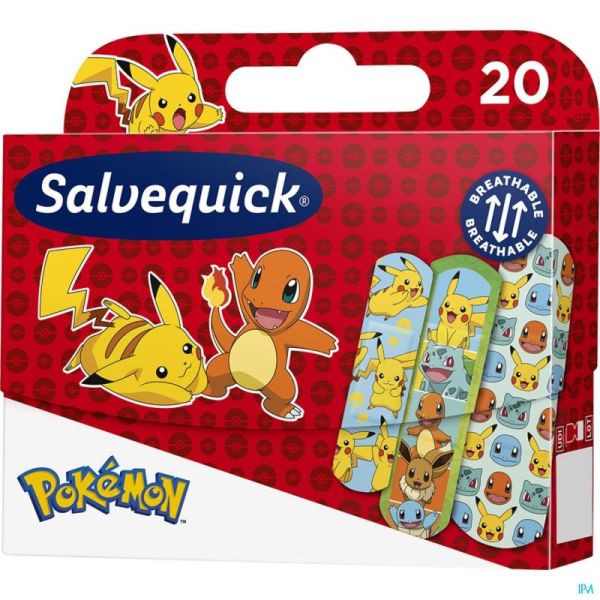 Salvequick Pansements Pokemon Exp 20