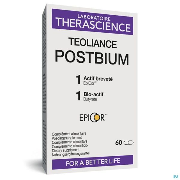 Teoliance Postbium Gélules 60 Phy451b