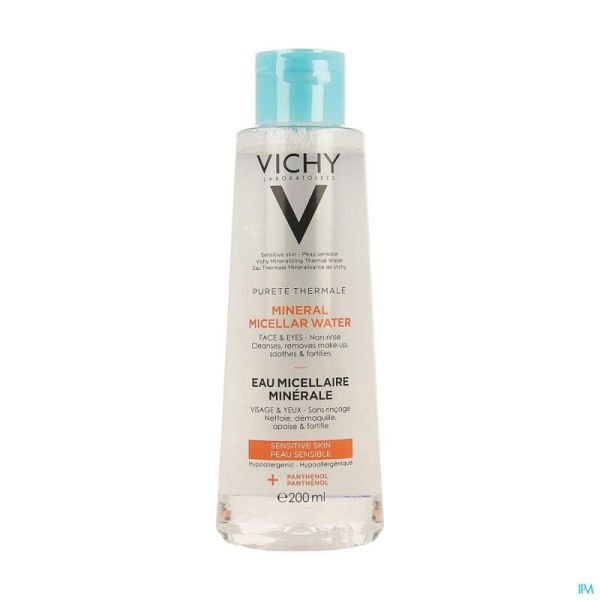 Vichy Pureté Thermale Eau Micellaire Peau Sensible 200ml
