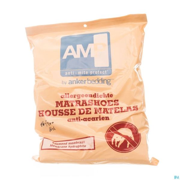 Amp Housse Anti Acarien 160x200x16cm