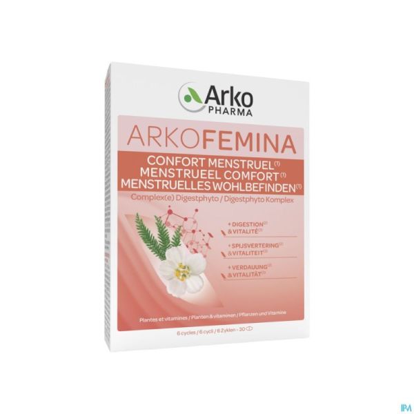 Arkofemina Confort Menstruel Comprimés 30
