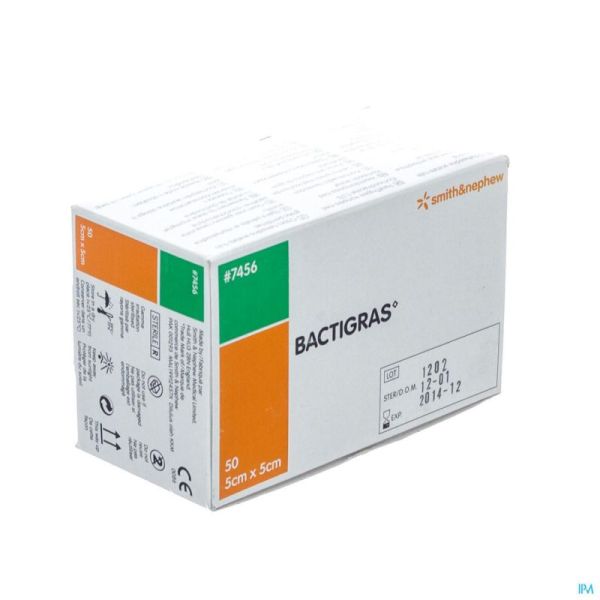 Bactigras 5cmx5cm 7456 50 Pièce