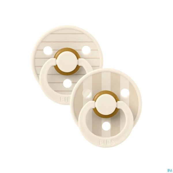Bibs 1 Sucette Duo Pin Vanilla