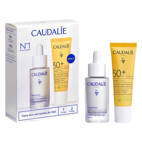 Caudalie Coffret Sérum Vinoperfect - Crème Solaire Gratuite