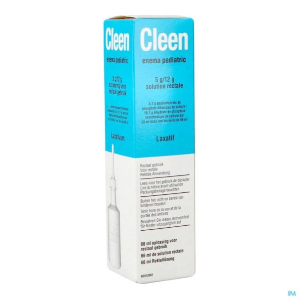 Cleen Enema 181/80 solution. rect. Enfant 66,6ml