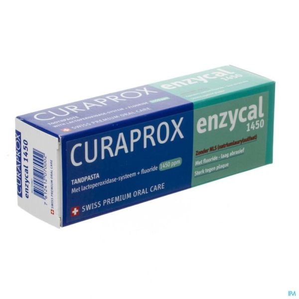 Curaprox Enzycal 1450 Dentifrice Tube 75ml