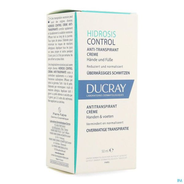 Ducray Hidrosis Control Crème 50ml