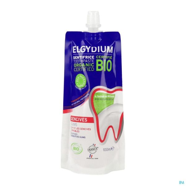 Elgydium Dentifrice Gencives Irritees Bio 100ml