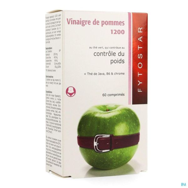 Fytostar Vinaigre De Pomme New 60 Comprimés