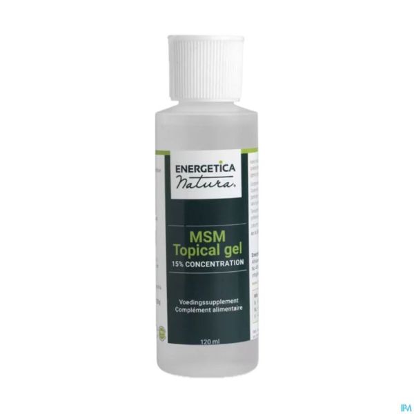 Msm Topical Gel 15% Energetica 120ml