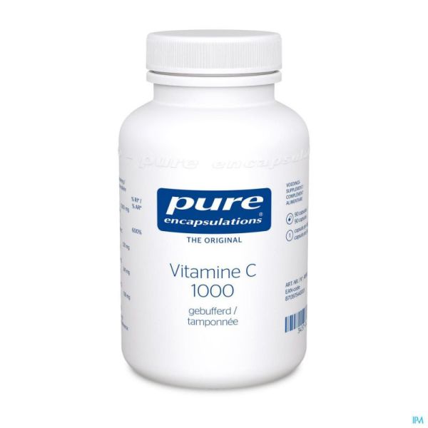 Pure Encapsulations Vitamine C 1000 Tamponnée 90 Gélules