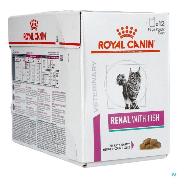 Royal Canin Veterinary Diet Feline Renal Tuna Pouch 12x85g