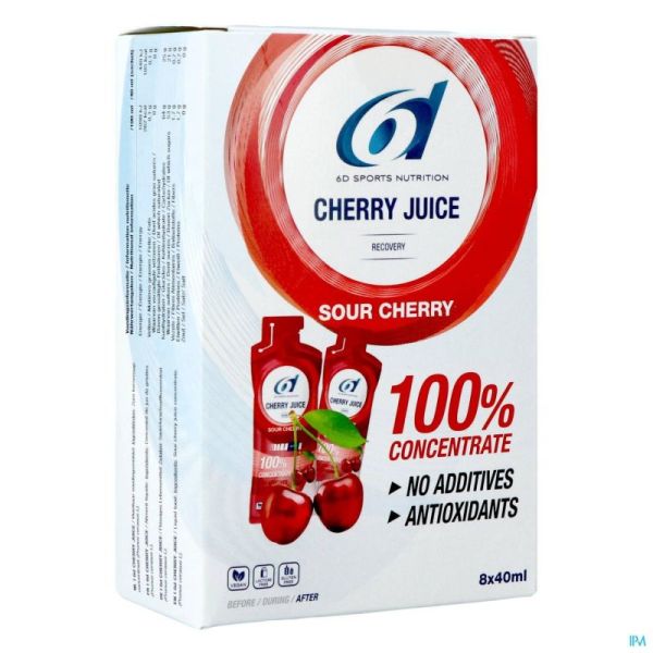 6d Cherry Juice 8x40ml