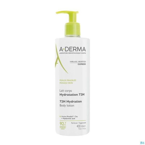 Aderma Indisp.lait Corps Hydratant 400ml