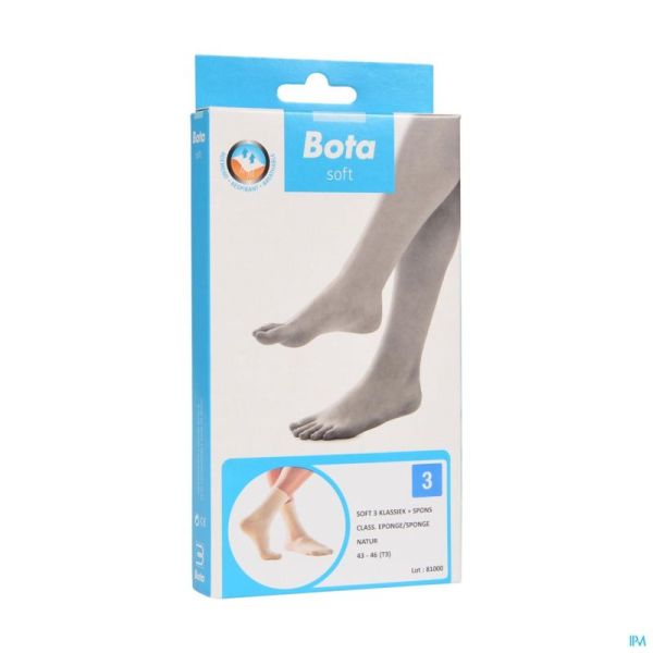 Bota Soft 3 Adulte Bas Cl+eponge Nat T3 1 Pa