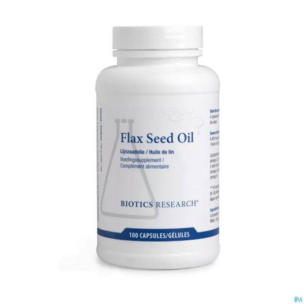Flax Seed Oil Biotics Caps 100