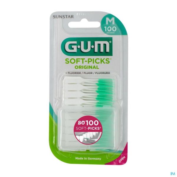 Gum Soft Picks Original Medium 100