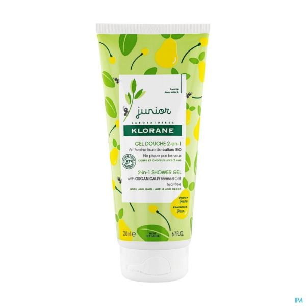 Klorane Petit Junior Gel Douche Poire 200ml 