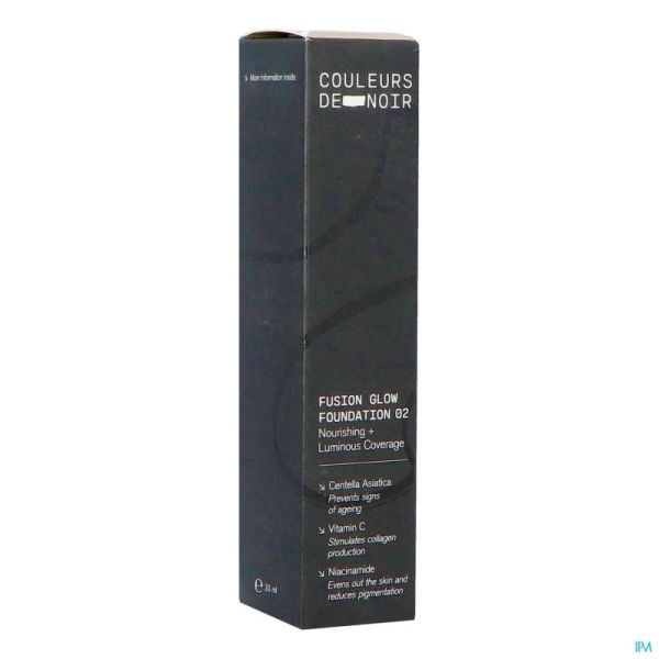 Les Couleurs De Noir Fusion Flow Fond de Teint 02 C.ntrl 30ml