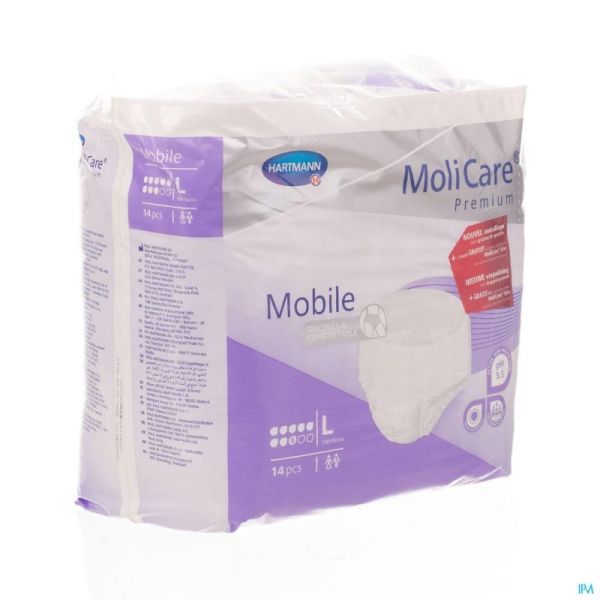 Molicare Premium Mobile 8 Gouttes Large 14 Langes