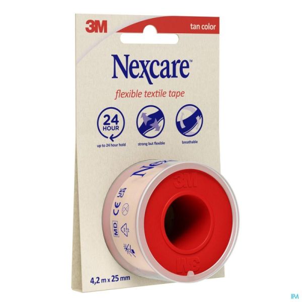 Nexcare 3m Textile Ruban Flexible 4,2mx25mm Nt04-2