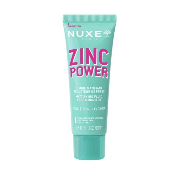 Nuxe Zinc Power Fluide Matifiant Tube 40ml