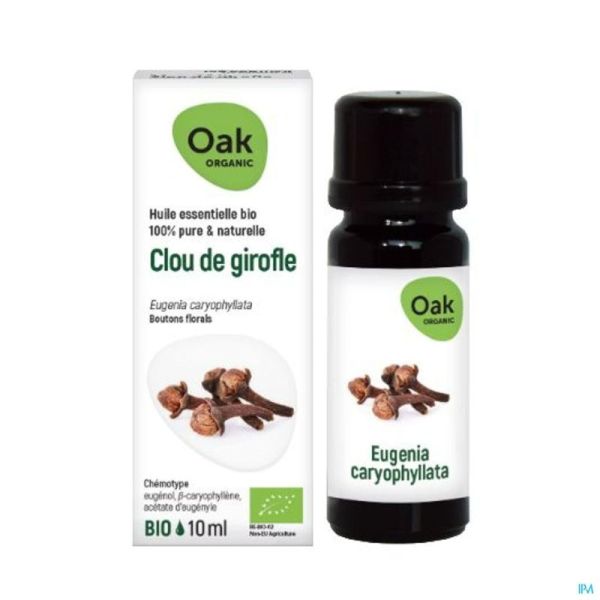 Oak Huile Essentielle de Clou de Girofle 10ml Bio