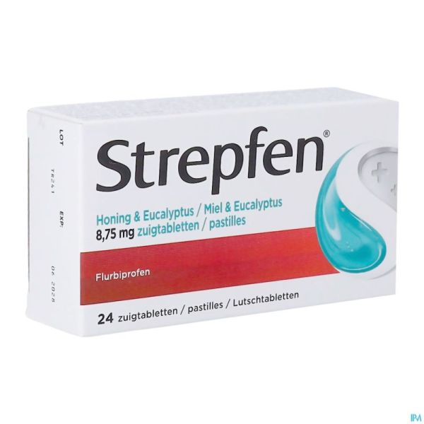 Strepfen Miel Eucalyptus 8,75mg Pastilles 24