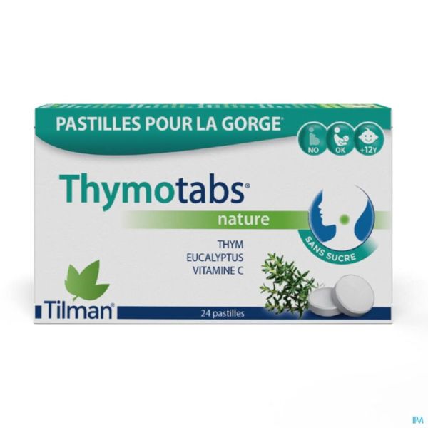 Thymotabs Nature 24 Comprimés A Sucer