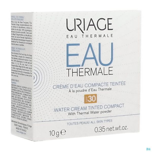 Uriage Eau Thermale Crème Eau Compriméspdr Teintée Ip30 10g