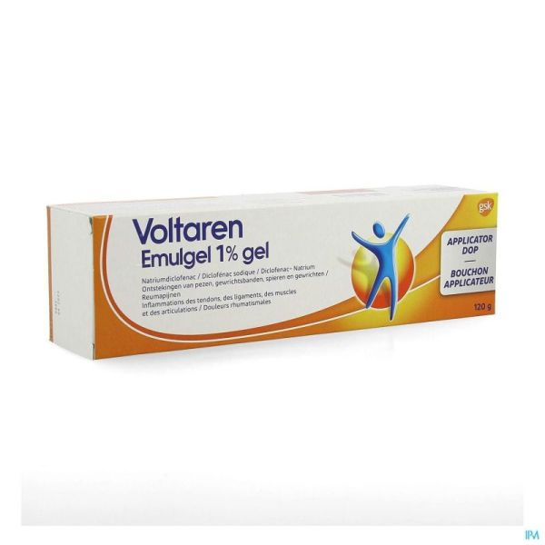 Voltaren Emulgel 1 % Gel 120g Bouchon Applic. New