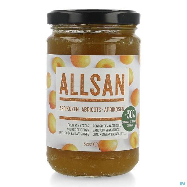 Allsan Pate Tartiner Abricots 320g Revogan