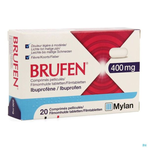 Brufen 400mg Comprimés Pell Comprimés 20 X 400mg