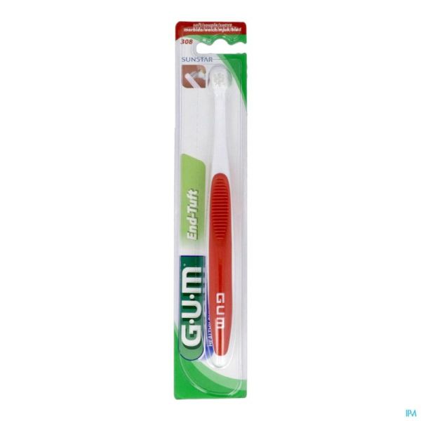 Gum Toothbrush 308 End-tuft 1 Pièce