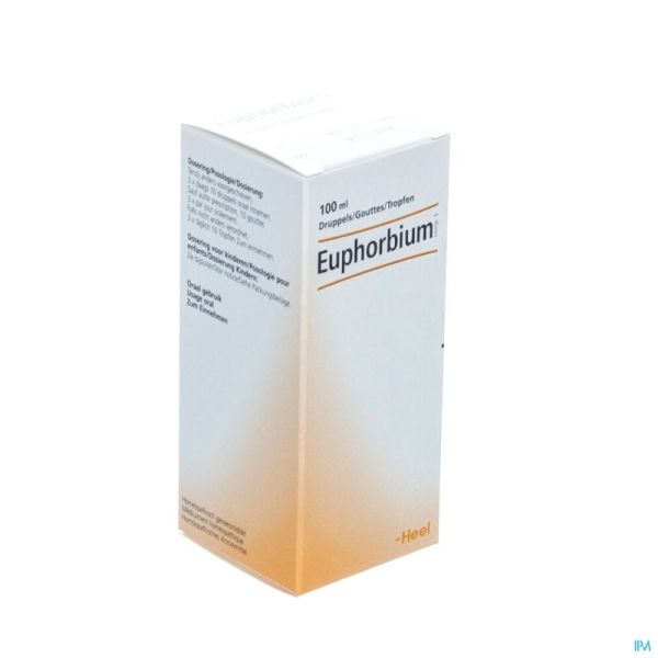 Heel Euphorbium Comprimés S Gouttes 100 Ml