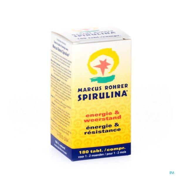 Marcus Rohrer Spirulina 180 Comprimés