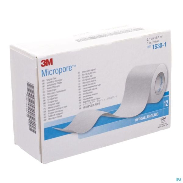 Micropore Sparadrap Chirurgical 2,5cm X 9,14m