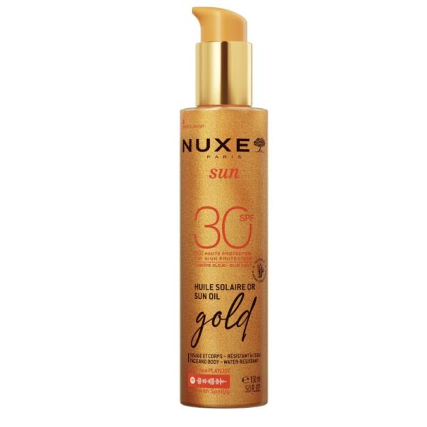 Nuxe Sun Huile Solaire Or Spf30 150ml Prix Permanent