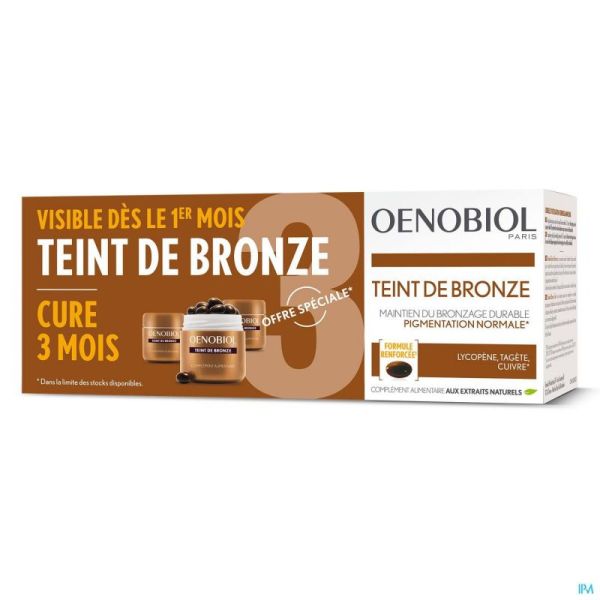 Oenobiol Teint de Bronze - Joli Teint 3x30 Gélules
