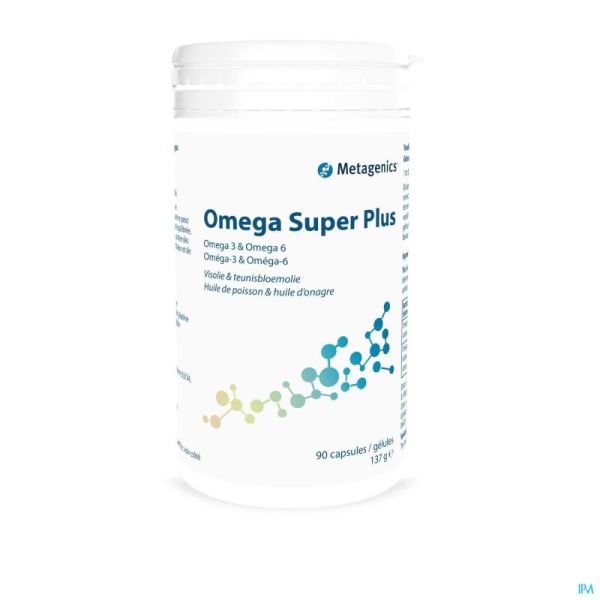 Omega Super Plus Metagenics 90 Gélules 