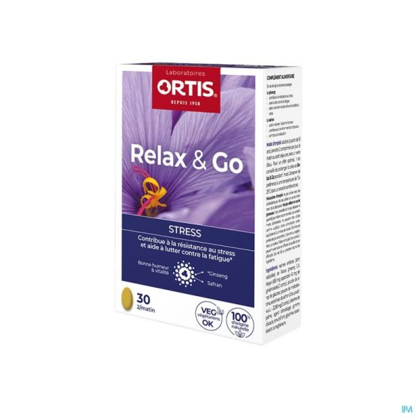 Ortis Sommeil Serenite Relax&go Comprimés 30