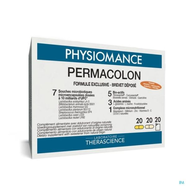 Permacolon Sachets 20+gélules 20+20 Physiomance Phy138b