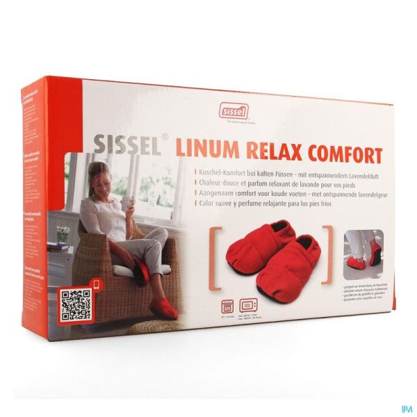 Sissel Linum Relax Conf.chaus.grain.lin 41-45rouge