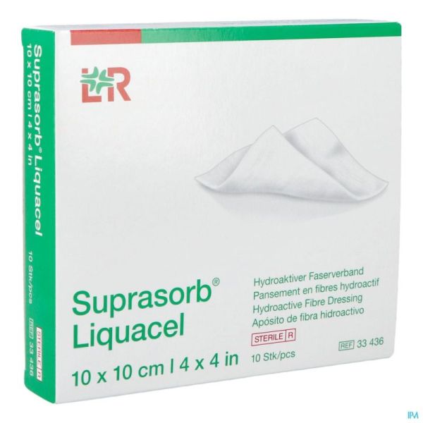 Suprasorb Liquacel 10x10 33436 10 Pièce