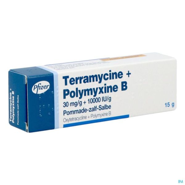 Terramycine Pommade Dermique 15 Grammes