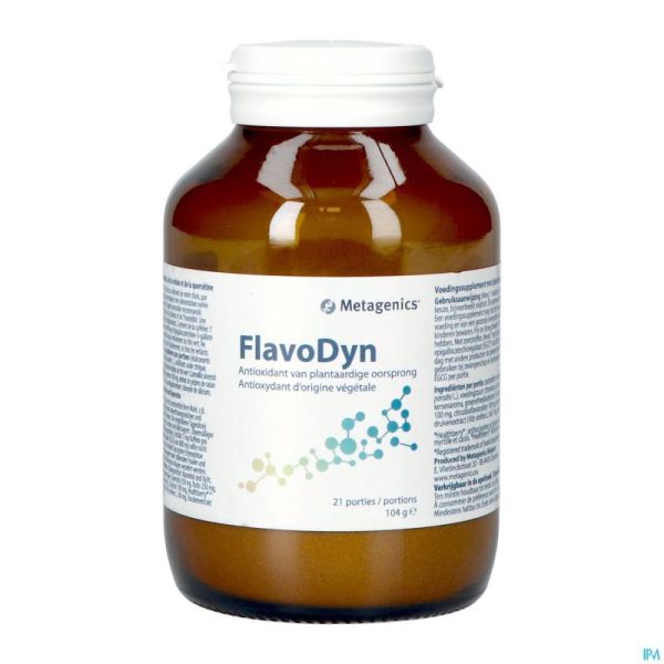 Flavodyn 21 Portions Pdr Pot 104g Metagenics