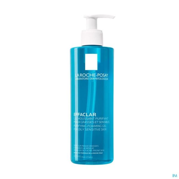 La Roche Posay Effaclar Gel Moussant Peaux Grasses 400ml