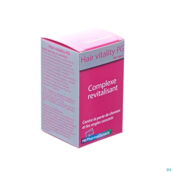 Pharmagenerix Hair Vitality Pg 60 Gélules