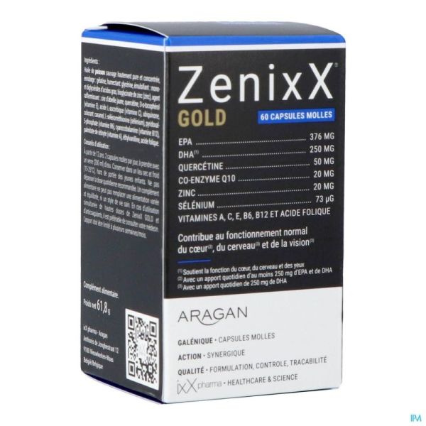 Zenixx Gold Gélules 60x890mg 